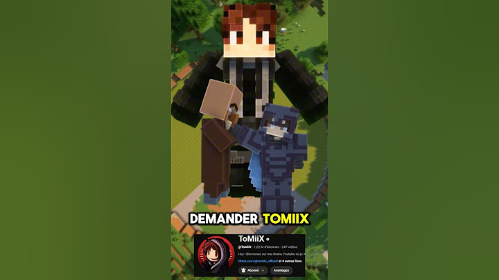 Je construis le vrai @ToMiiX et l'antagoniste ! 🗡️😂