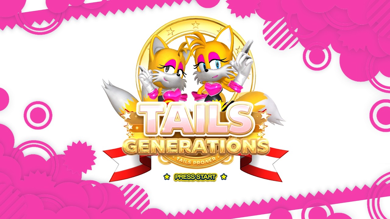 Tails In Rouge Outfit Classic & Modern Female Tails is wearing Rouge’s outfit in Sonic ...