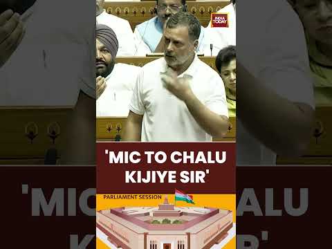 ‘You Can Speak, But Follow Rules’: Speaker Tells Rahul After ‘Mic Muted’ Claim | #rahulgandhi