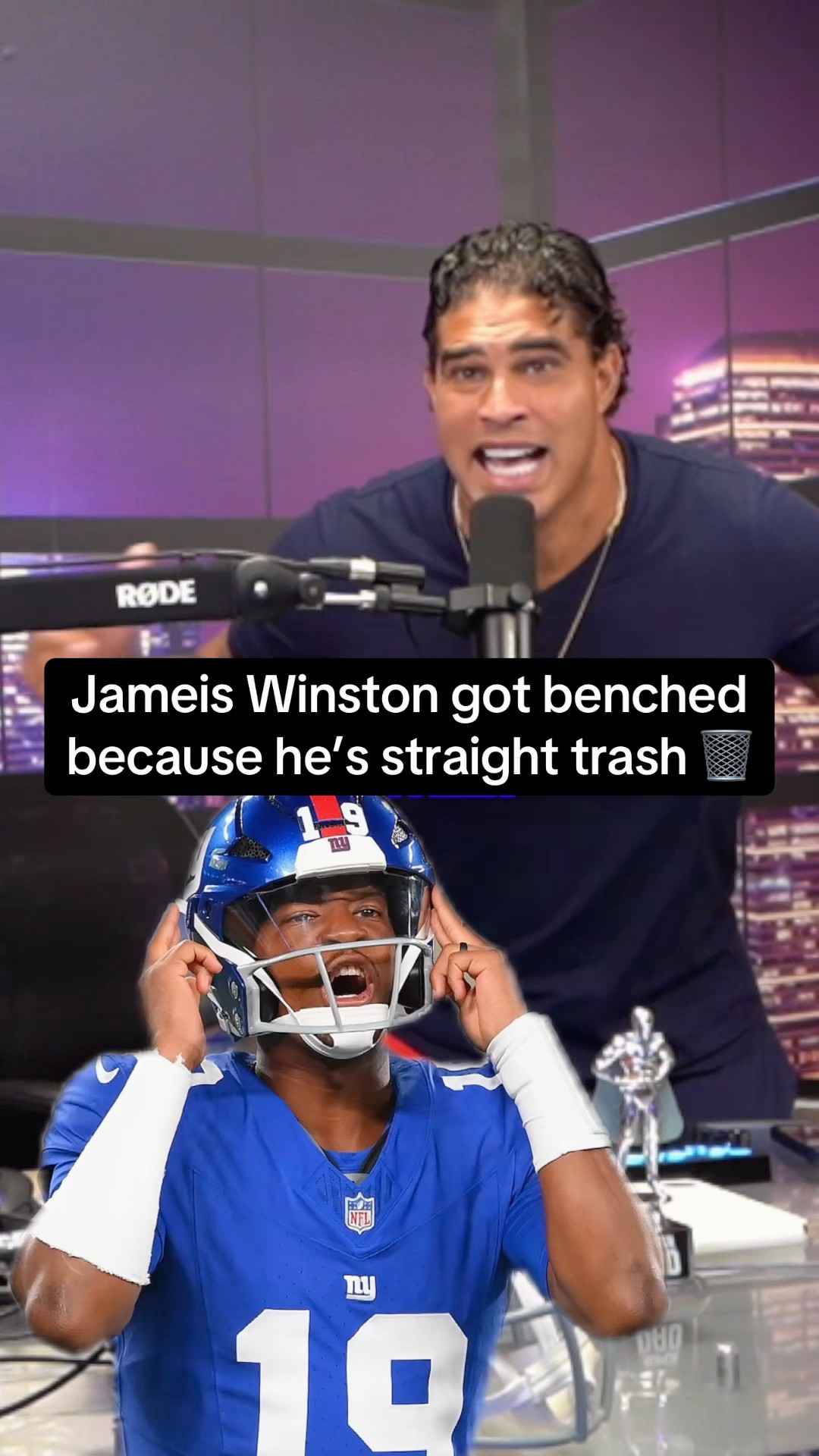 Giants QB Jameis Winston is trash 🏈🤷♂️ #nfl #giants #jameiswinston #football