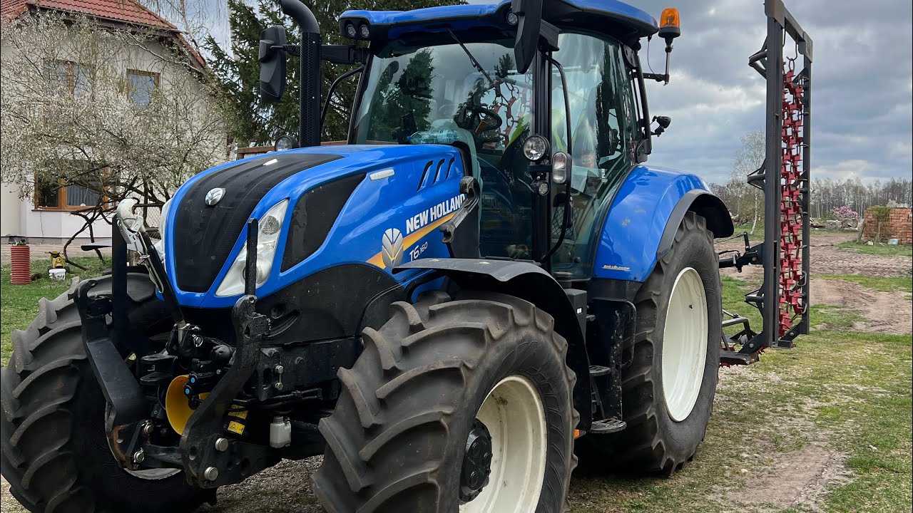 #1 | Włókowanie, połamana włóka?! | NH T6.160 DC | P.T Agro