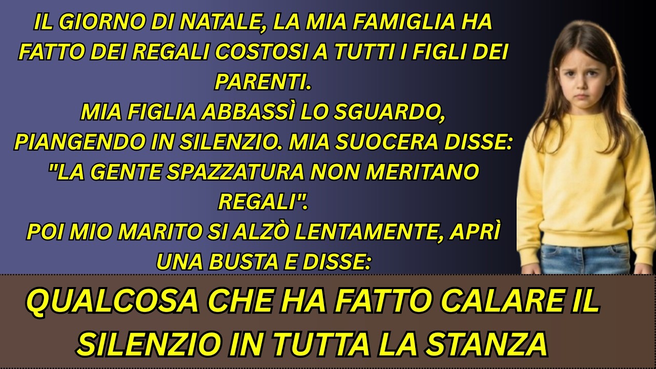Mia figlia piange mentre gli altri ricevono regali costosi — Mio marito reagisce