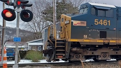 CSX SEABOARD SYSTEM RAILROAD #5461 Heritage Unit at The Brooklyn Yard New Martinsville WV