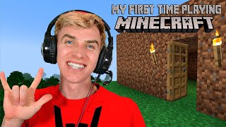 My First Time Playing Minecraft Stephen Sharer Gaming