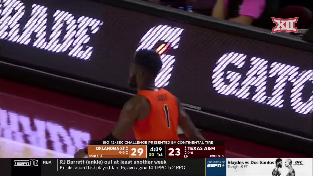 Oklahoma State vs Texas A&M Men
