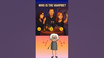 Guess who’s the vampire! Varial Visual Riddle #shorts