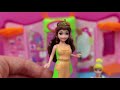 Disneycartoys disney princess magic clip dolls dress up in polly pocket house