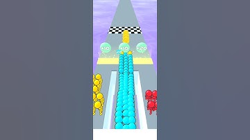 Runner Pusher All-Level Gameplay Android, iOS NEW EPDATE #Shorts