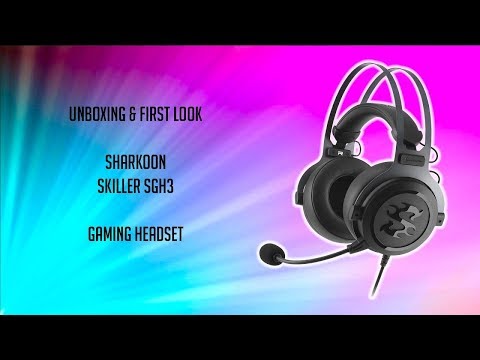 Unboxing & First Look - Sharkoon Skiller SGH3 Gaming Headset