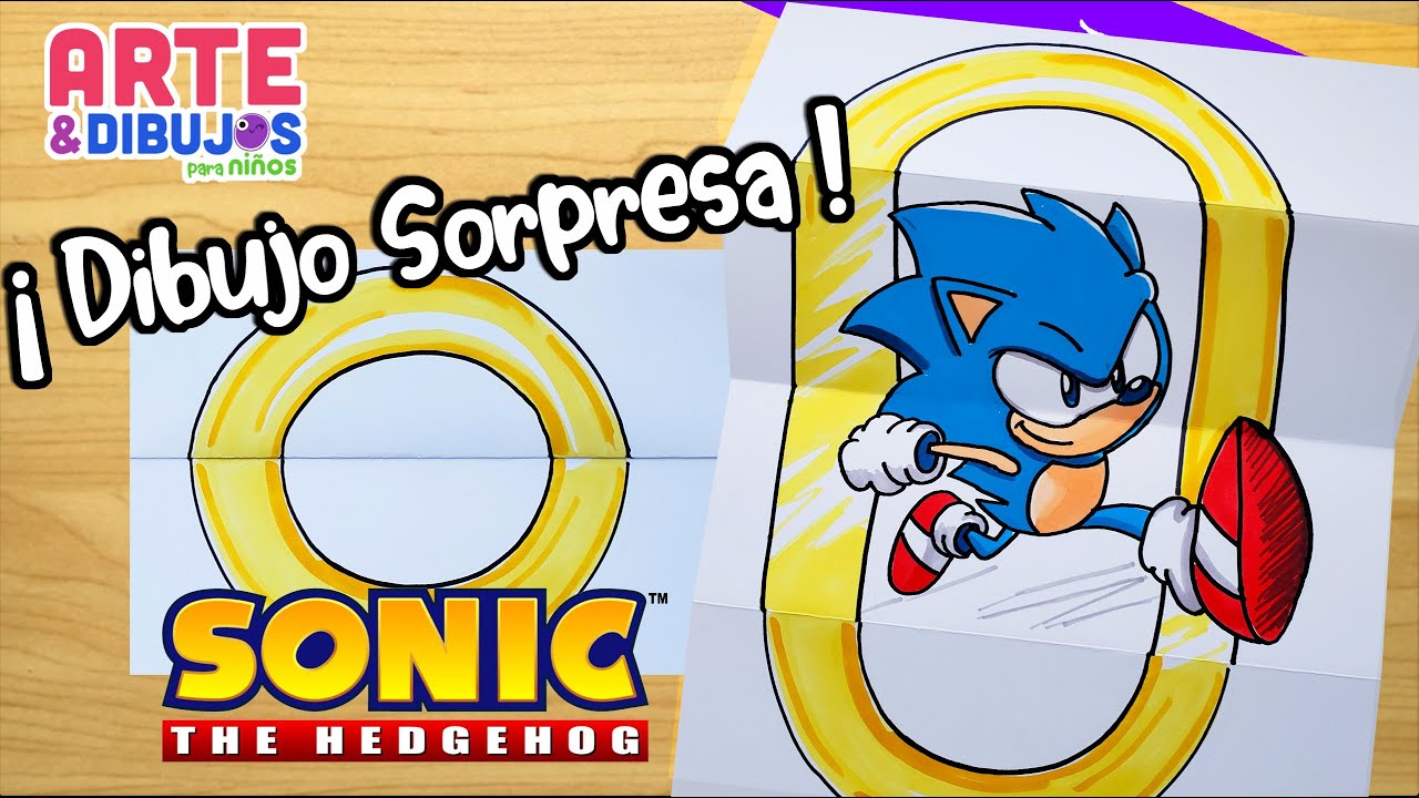 Libro para Colorear SONIC : NUEVO LIBRO DE COLOREAR - ¡Libro de colorear de  Sonic The Hedgehog para niños de 4 a 6, de 6 a 8 y de 8 a 12