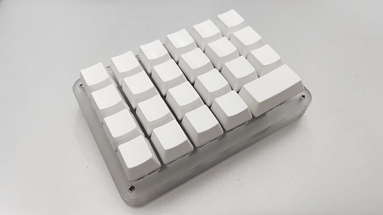白くてミニマルな片手キーボード！Koolertronの23キー青軸を買いました 