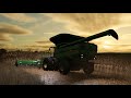 Harvesting Corn On Monteith Iowa (FS25)