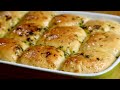 Garlic Butter Dinner Rolls | Garlic Herbs Dinner Rolls