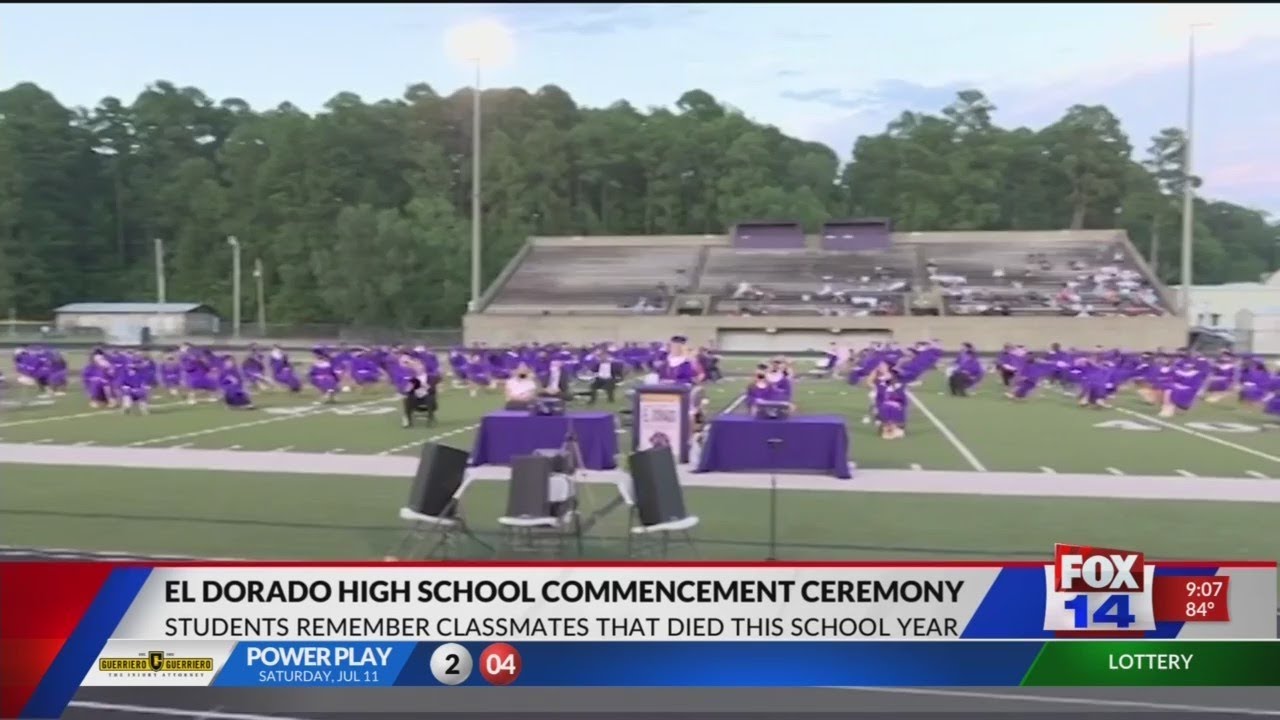 El Dorado High School graduates honored at Monday night ceremony - YouTube