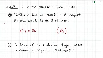 Section 11.3: Combinations