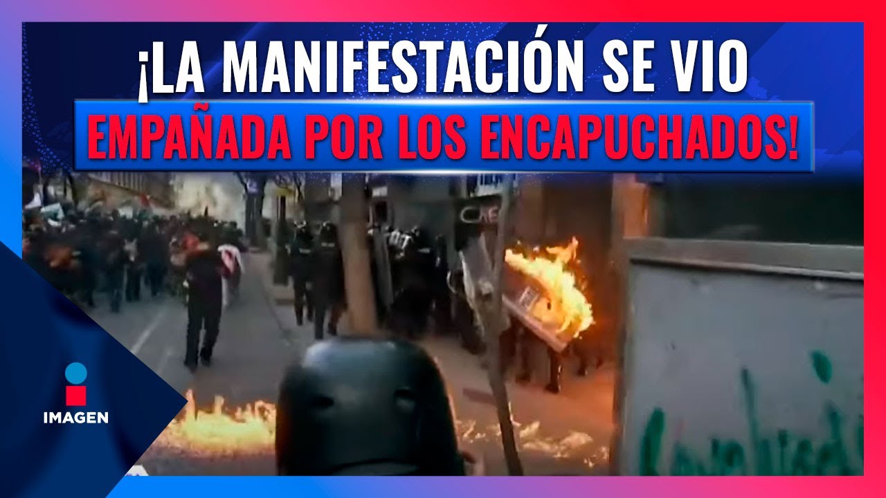 Los integrantes del Bloque Negro causan actos vandálicos durante la marcha de 2 de octubre | Zea