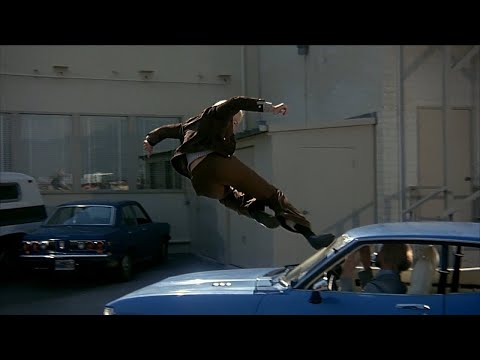 Good Guys Wear Black - Chuck Norris; Flying Kick through Windshield of Car (1978) HD 1080p