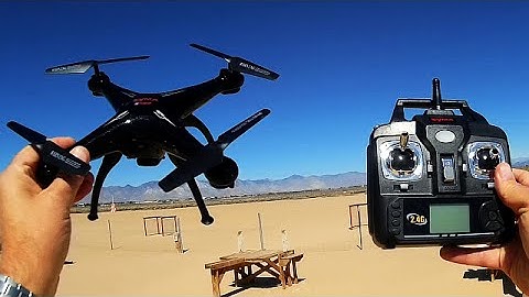 Syma X5SC vs X5C-1 Drones Comparison Test Flights