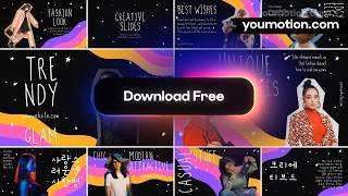 Colorful Creative Slides Slideshow Template — Free For AE/PR/DR/FCPX
