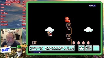 Super Mario Bros. 3 - P-speed Route in 8-1 without the star