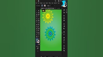 How to Create Gradient Flower Background in Adobe Illustrator | Flower Pattern | Flower Design #how
