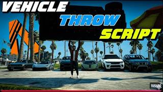 Fivem Lua Script FREE | Car Throw / hulk script | Mega OP