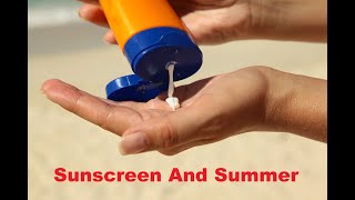 Sunscreen او كريم الحماية من اشعة الشمس اهم منتج لتفادي التجاعيد والشيخوخة مع التقدم بالعمر