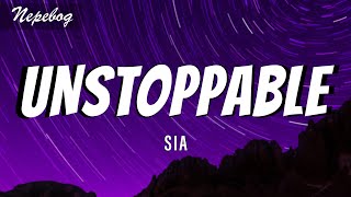 Sia - Unstoppable (Lyrics | текст перевод песни) песня Unstoppable с переводом на русский