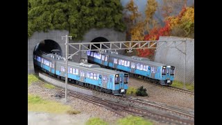 【Re-Color】Nゲージ 鉄道模型 KATO 青い森鉄道 701系　Japanische Modelleisenbahn