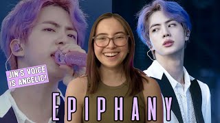 FIRST TIME reacting to 'Epiphany' by Jin of BTS - I am FLOORED!🤩 | Canadian Reacts