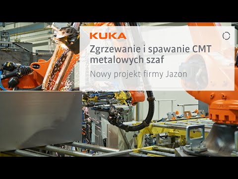 Welding and welding of metal cabinets with three KUKA robots. A new project by Jazon isimli mp3 dönüştürüldü.