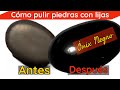 Cómo pulir piedras y minerales con materiales caseros @jorgesileoni