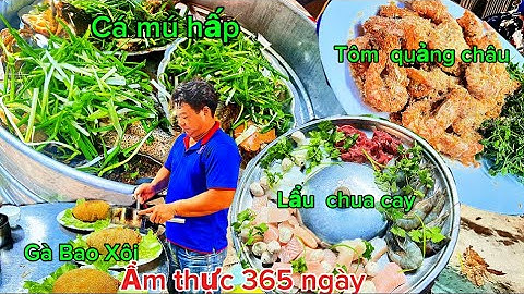 Món ngon đãi tiệc tân gia 30 khách cung Tôm Sú Rang Muối Quảng Châu