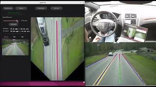 Realtime semantic segmentation-based lane detection and automated driving in 4.5 km in a rural road