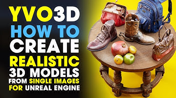 How to Create Realistic 3D Models from Single Images | YVO3D Models in Unreal Engine 5.6 BETA TEST