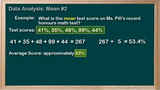WCLN - Data Analysis Part 4: Mean #2
