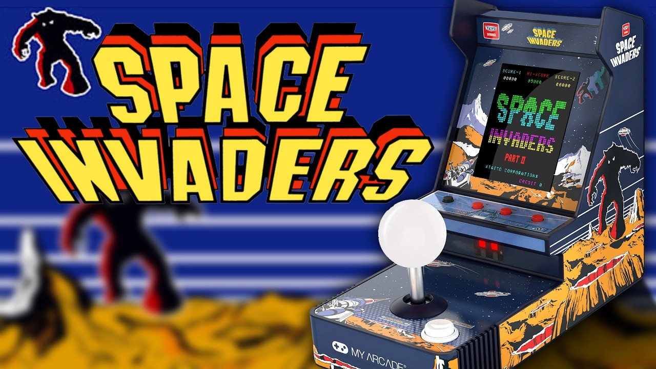 SPACE INVADERS Joystick Player | THREE Taito Arcade Originals in
