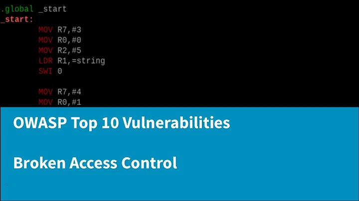 An Introduction to OWASP Top 10 Vulnerabilities - Broken Access Control