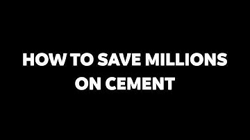 How To Save Millions on Cement and Stretch Your Allotted Cement Supply