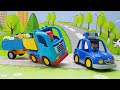Видео для детей с игрушками - Кто первый! Новые развивающие мультфильмы про машинки 2021.