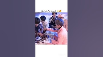 So cute vminkook ✨🥰 #jimin #v #taekook #jungkook