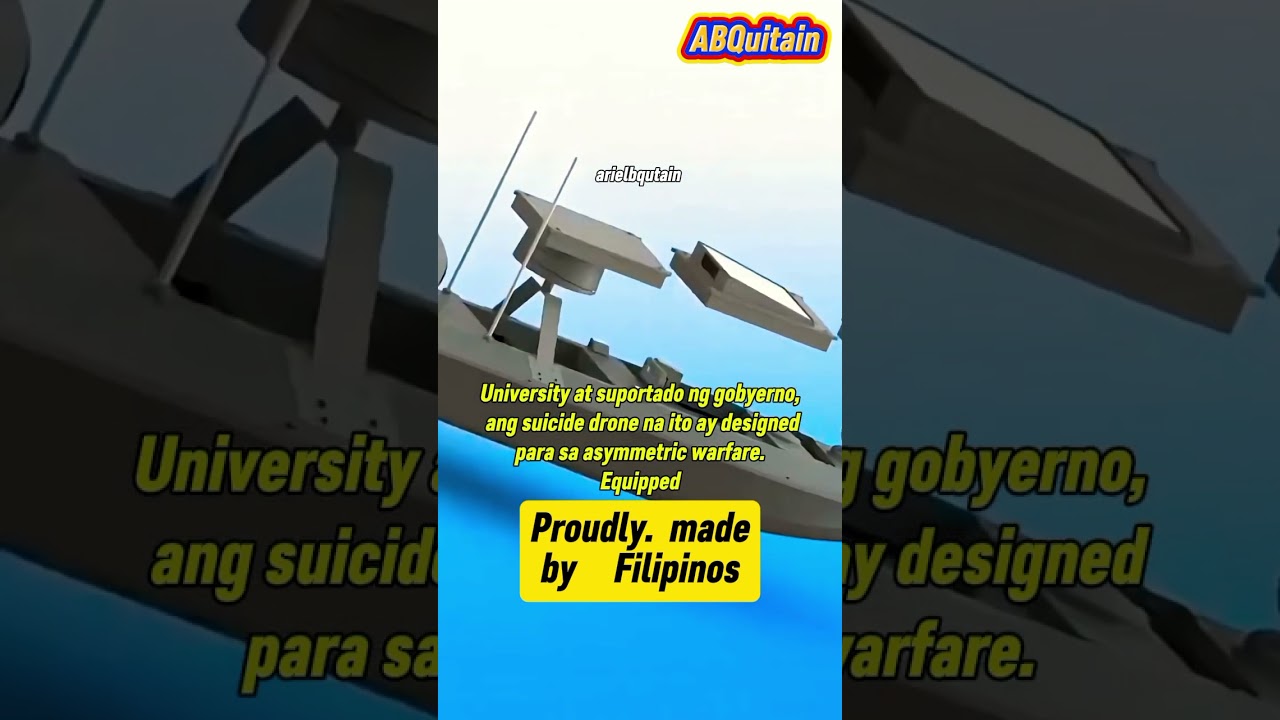 Panuorin ang Unmanned Drone boat na gawang pinoy