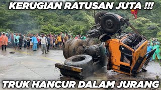 Rugi Ratusan Juta, Truk Hancur Tidak Bisa Dipakai Korban Ganasnya Sitinjau Lauik