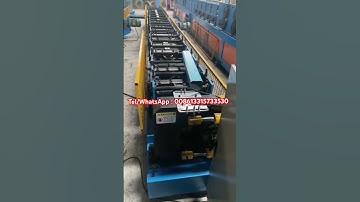 How to make gutter downspout pipe / downspout roll forming machine