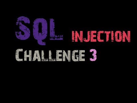 Sql Injection Challenge Solution