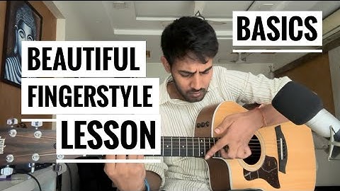 How to start Fingerstyle guitar step by step lesson for beginners in Hindi by Amit Sharma 