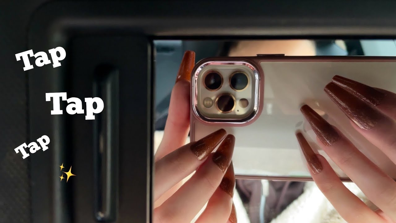 ASMR CAMERA TAPPING 📸💗 With Long Nails 💅🏽💗