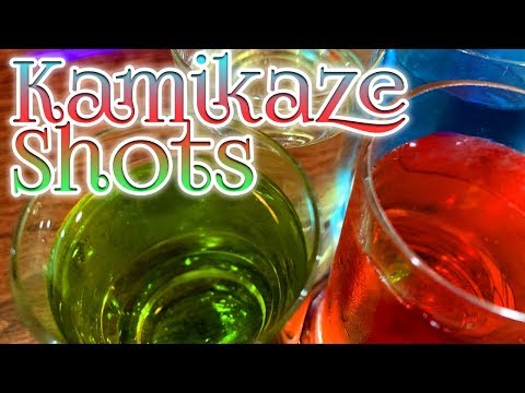 How To Make A Kamikaze Shot | AJ The Bartender
