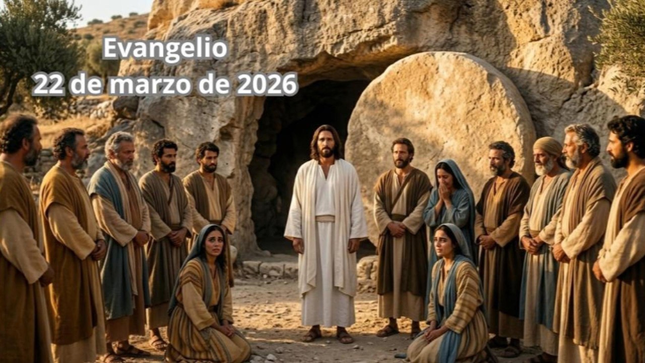 Evangelio del 22 de marzo de 2026 según San Juan #confianzaendios # ...