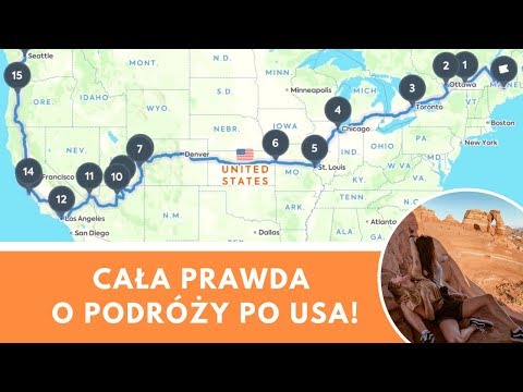 Wideo: Jak Podróżować Po Ameryce